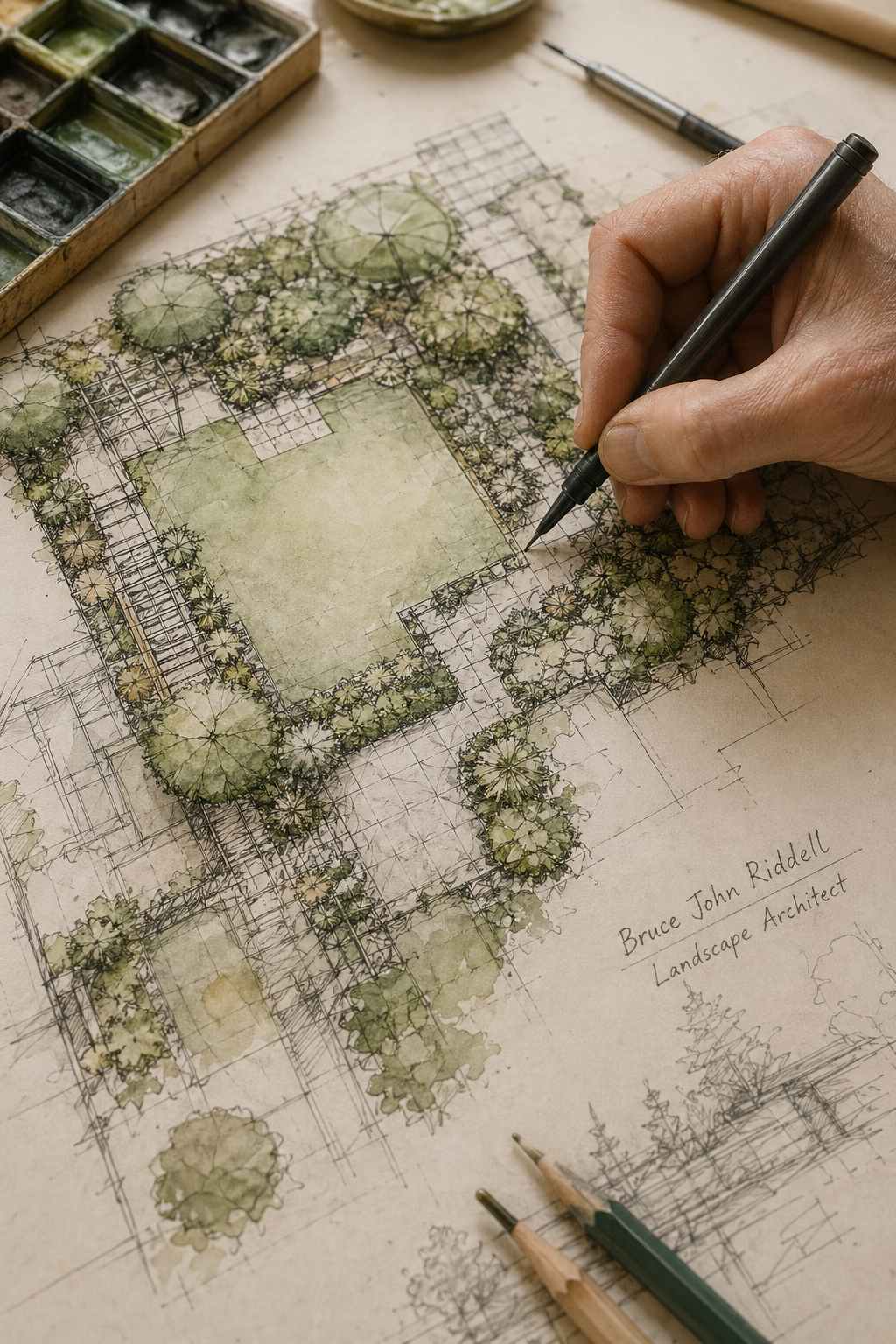 Bruce John Riddell landscape architect